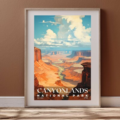 Canyonlands National Park Poster, Travel Art, Office Poster, Home Decor | S6 - image4